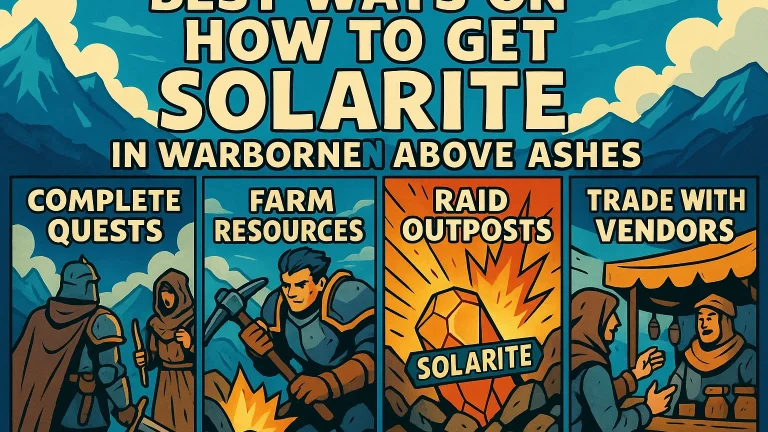 Best Ways on How to Get Solarite in Warborne Above Ashes