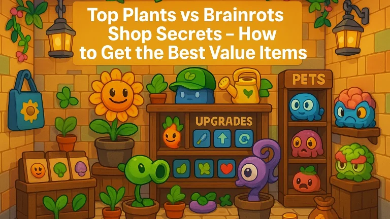 Top Plants vs Brainrots Shop Secrets – How to Get the Best Value Items